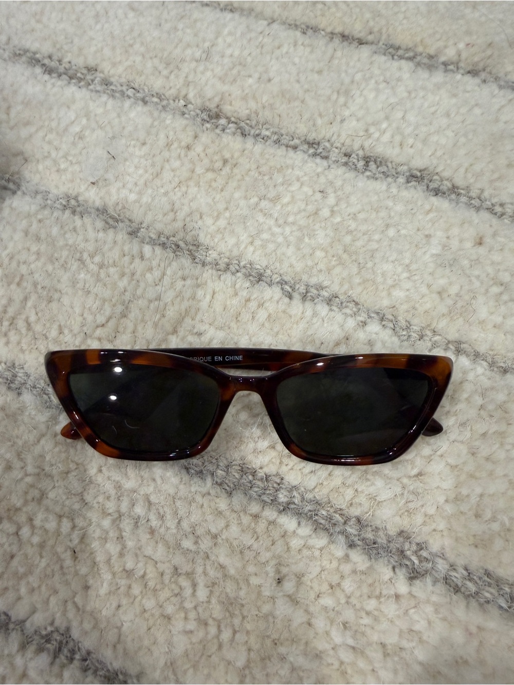 Jason Wu Tortoiseshell Cat Eye Sunglasses with Dark Lenses